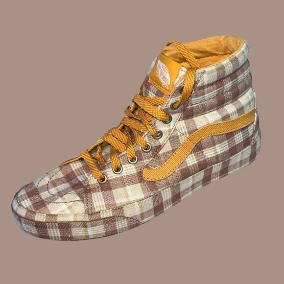 Unisex All Fabric Uppers Vans Retro Prep Sk8-Hi Plaid Sneakers Size M 7.5 W9 - Picture 2 of 8